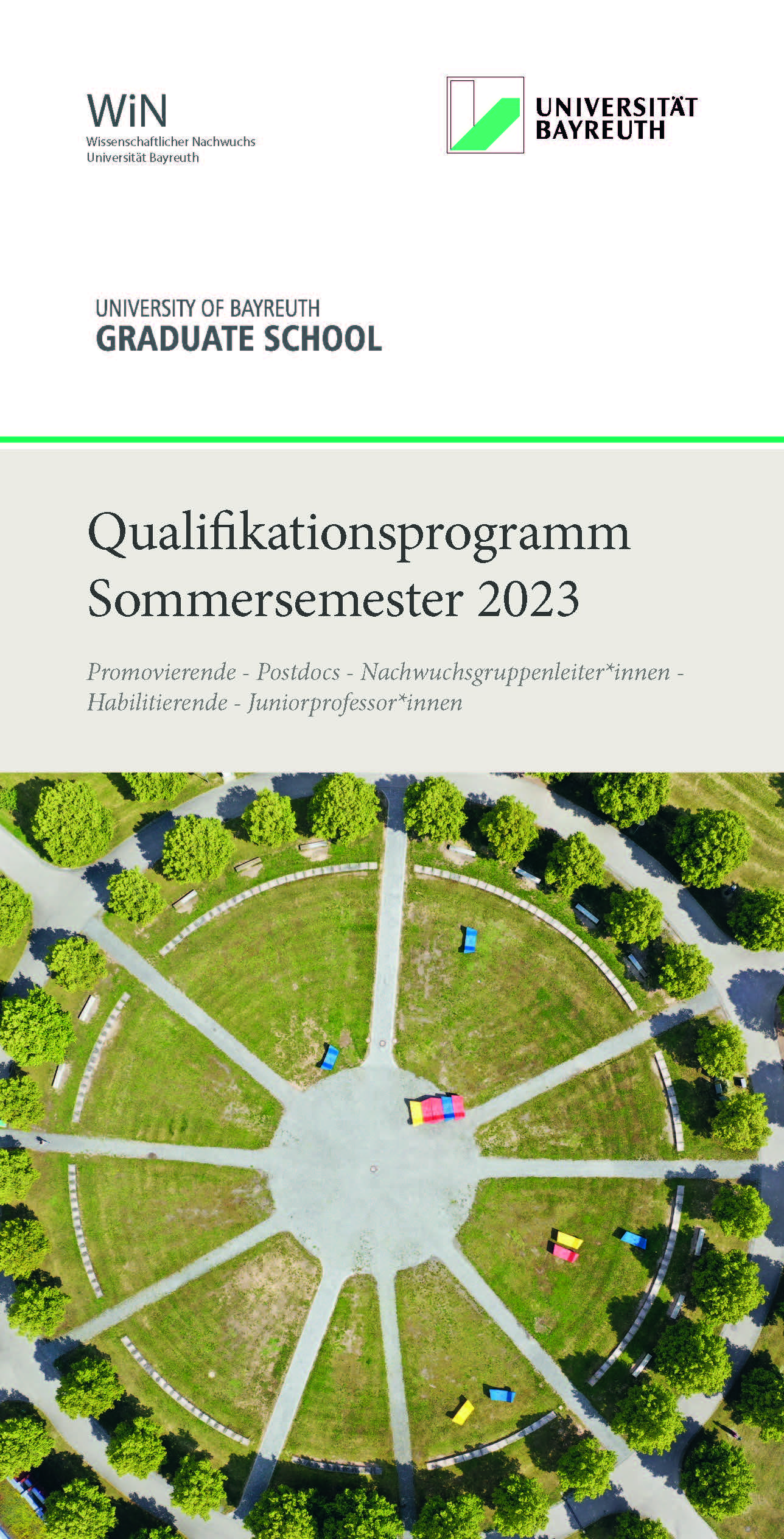 Deckblatt Qualifikationsprogramm SoSe 2023