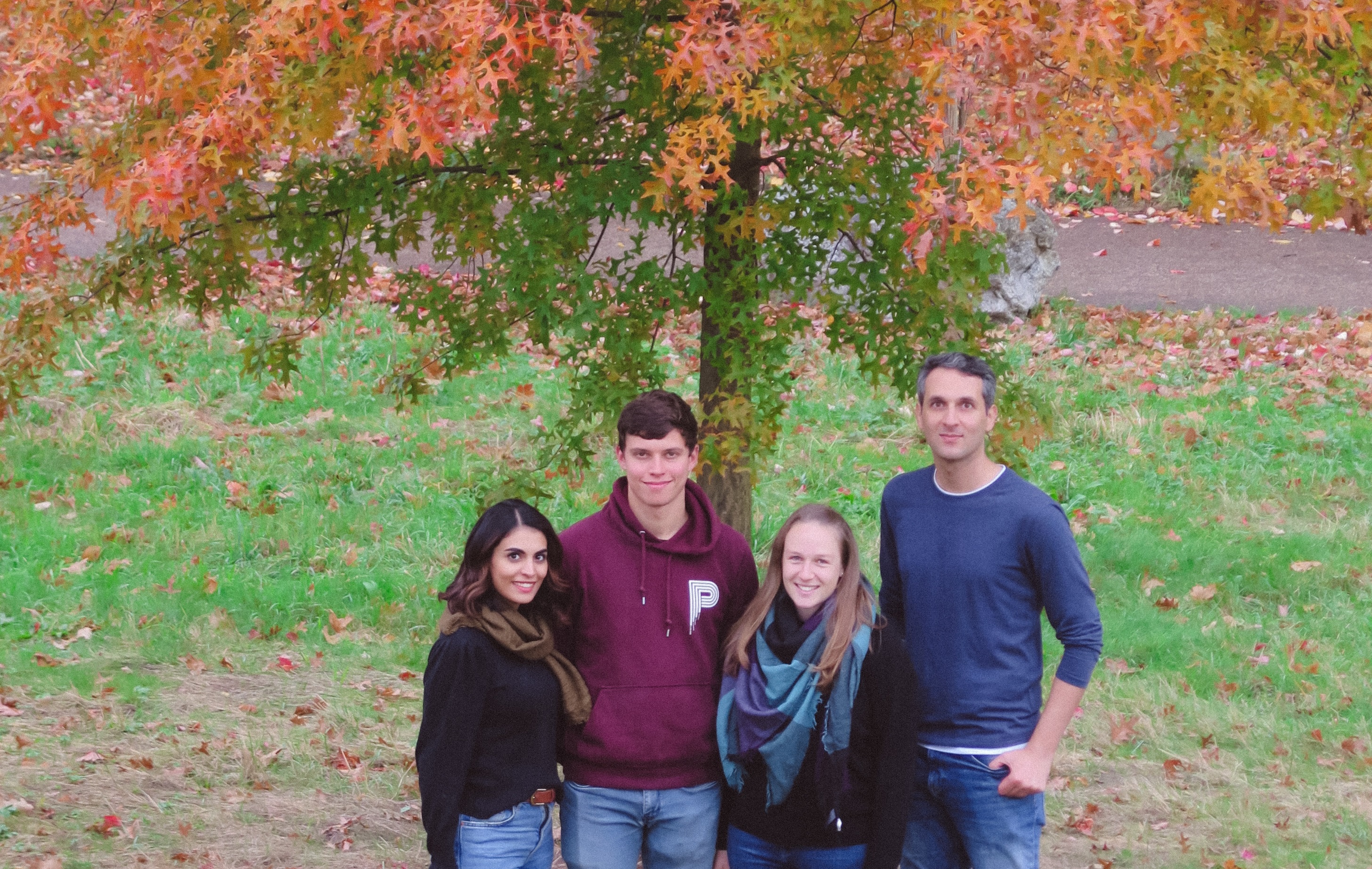 Promovierendenvertretung 2023/2024: Muhadj Adnan, Tobias Siegert, Christina Schwarz und Eva-Maria Stemp