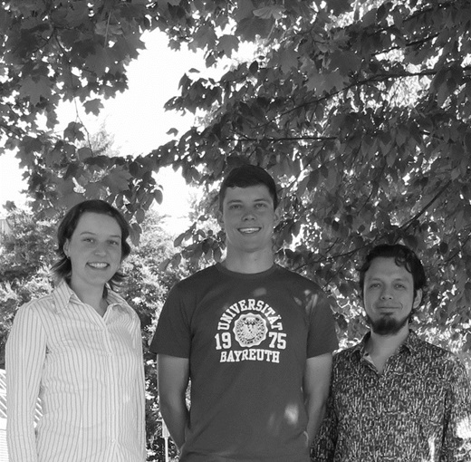 Promovierendenvertretung 2025/2026: Antonia Stummvoll, Tobias Siegert und Gabriel Salas